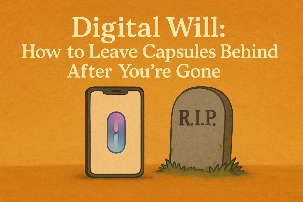 Digital Will: How to Leave Capsules Behind After You’re Gone