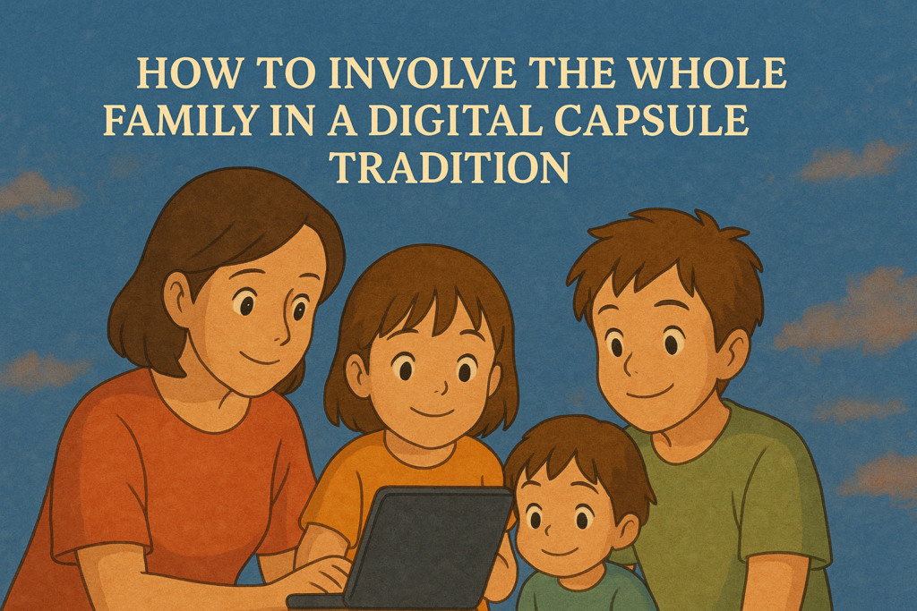How to Involve the Whole Family in a Digital Capsule Tradition