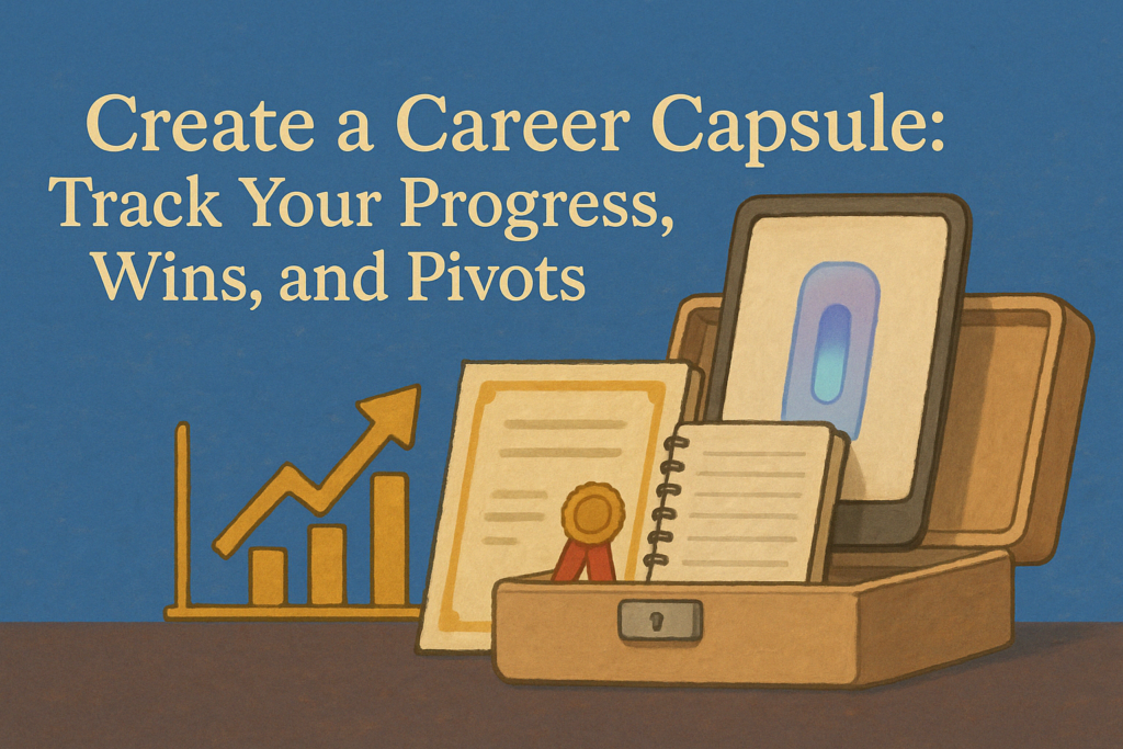 Create a Career Capsule: Track Your Progress, Wins, and Pivots