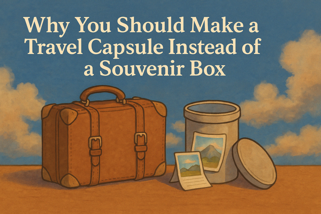 Why You Should Make a Travel Capsule Instead of a Souvenir Box