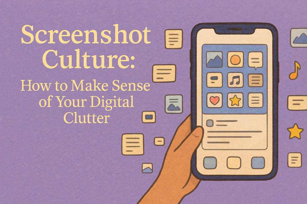 Screenshot Culture: Declutter Your Digital Life and Make Memories Matter