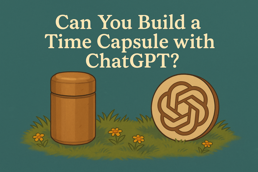 Can You Build a Time Capsule with ChatGPT?