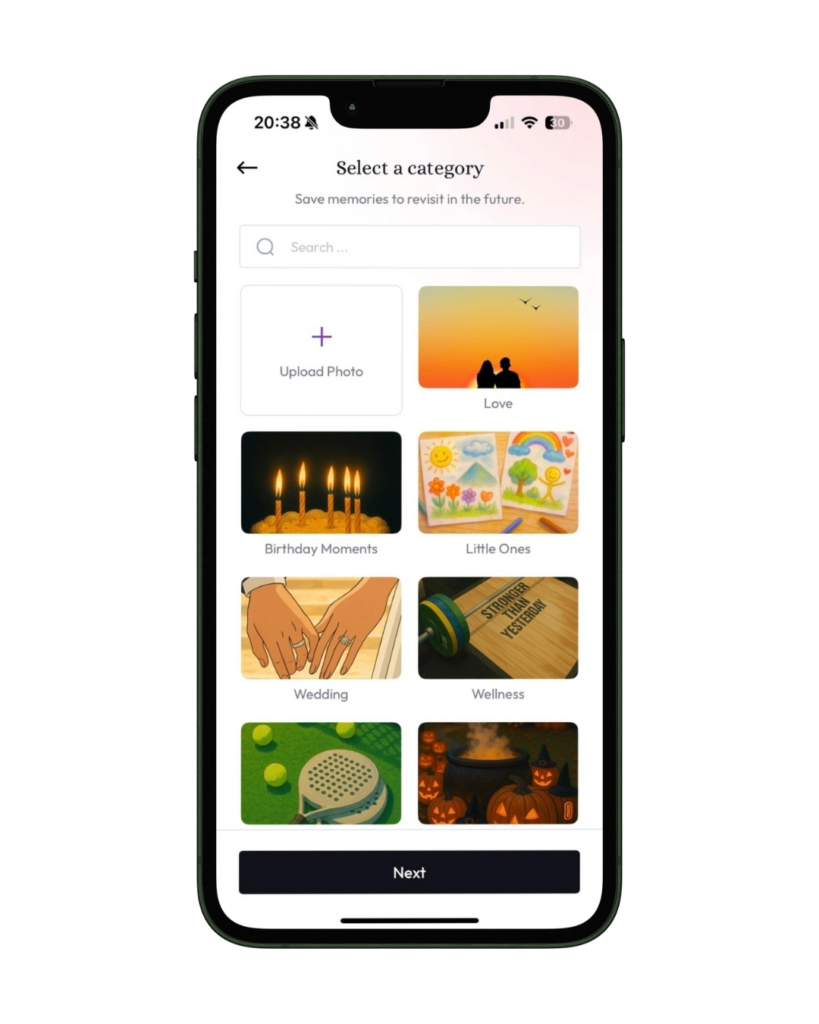 Step 4: Choose a Category (Or Upload Your Own)